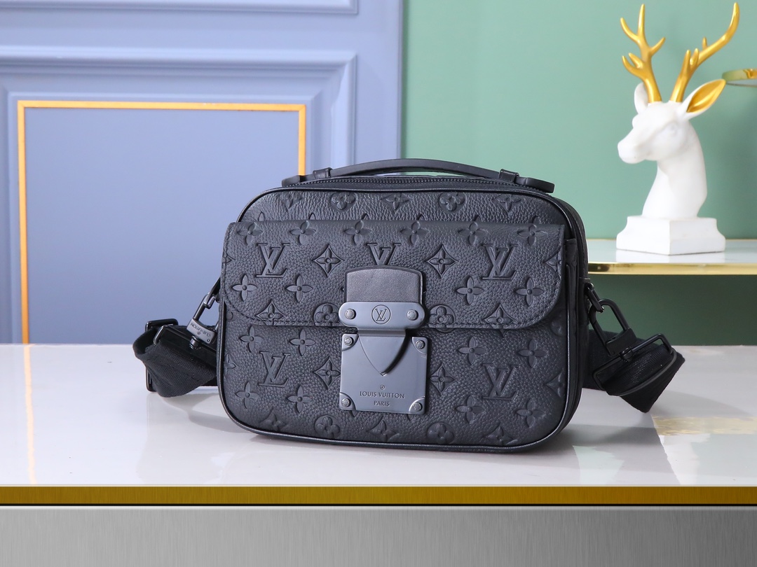 LV Classic Handbag Monogram Macassar Model M58489 Multiple Compartments